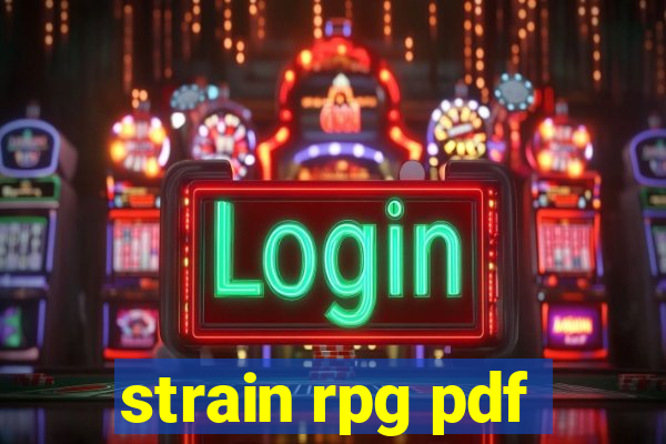 strain rpg pdf